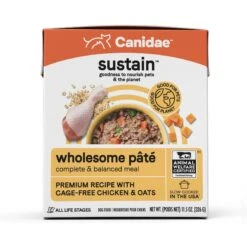 CANIDAE Sustain Wholesome Pates Premium Recipe With Cage-Free Chicken Dog Wet Dog Food