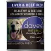Dave's Pet Food Naturally Healthy Liver & Beef Recipe Canned Dog Food -Blue Buffalo || ROYAL CANIN || Wellness Sales 66598. AC SS1800 V1460478784
