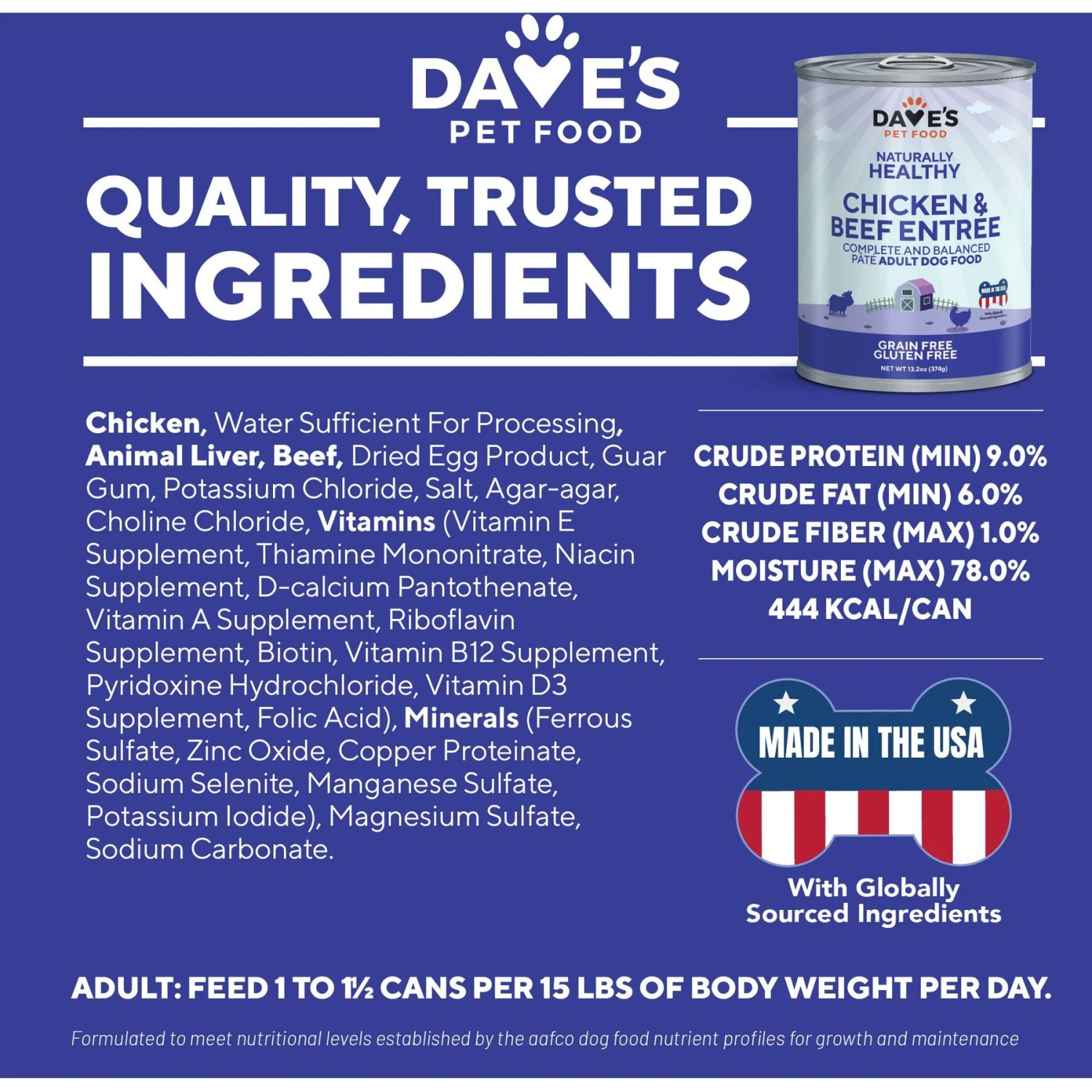 Dave's Pet Food Naturally Healthy Liver & Beef Recipe Canned Dog Food 5 Dave's Pet Food Naturally Healthy Liver & Beef Recipe Canned Dog Food - Image 3