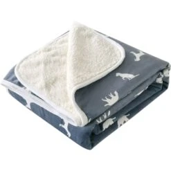 HappyCare Textiles Advanced Pets Print Cozy Waterproof Cat & Dog Blanket -Blue Buffalo || ROYAL CANIN || Wellness Sales 666174 PT2. AC SS1800 V1667519475