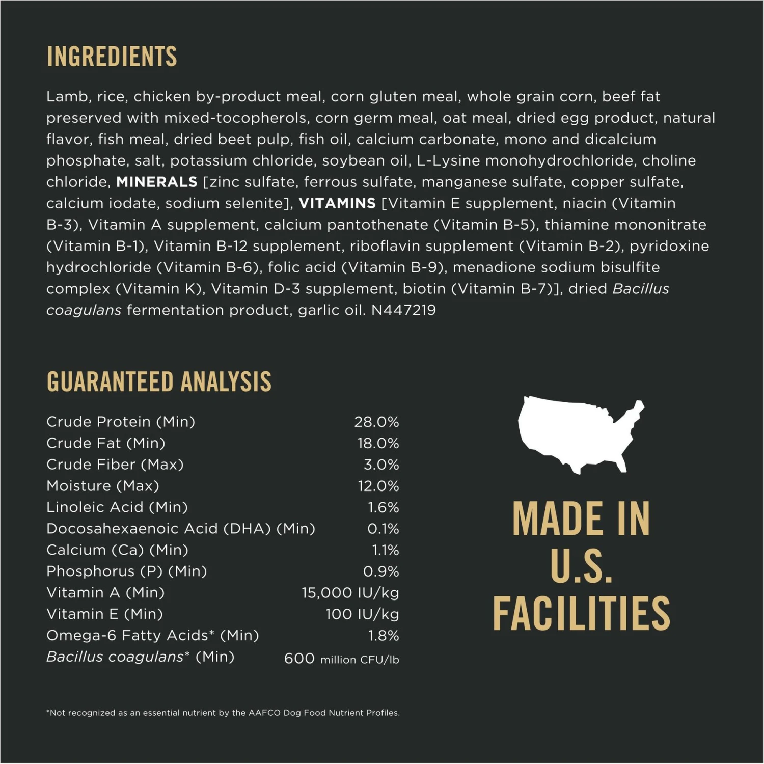 Purina Pro Plan High Protein DHA Lamb & Rice Formula Puppy Food 8 Purina Pro Plan High Protein DHA Lamb & Rice Formula Puppy Food - Image 6