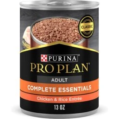 New Release 17 Purina Pro Plan Complete Essentials Adult Classic Chicken & Rice Entree Canned Dog Food