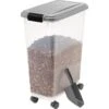 IRIS Airtight Cat, Dog & Bird Food Storage Container With Attachable Casters -Blue Buffalo || ROYAL CANIN || Wellness Sales 677342 MAIN. AC SS1800 V1686074100