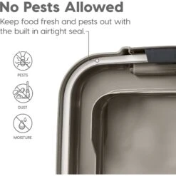 IRIS Airtight Cat, Dog & Bird Food Storage Container With Attachable Casters -Blue Buffalo || ROYAL CANIN || Wellness Sales 677342 PT3. AC SS1800 V1686072609