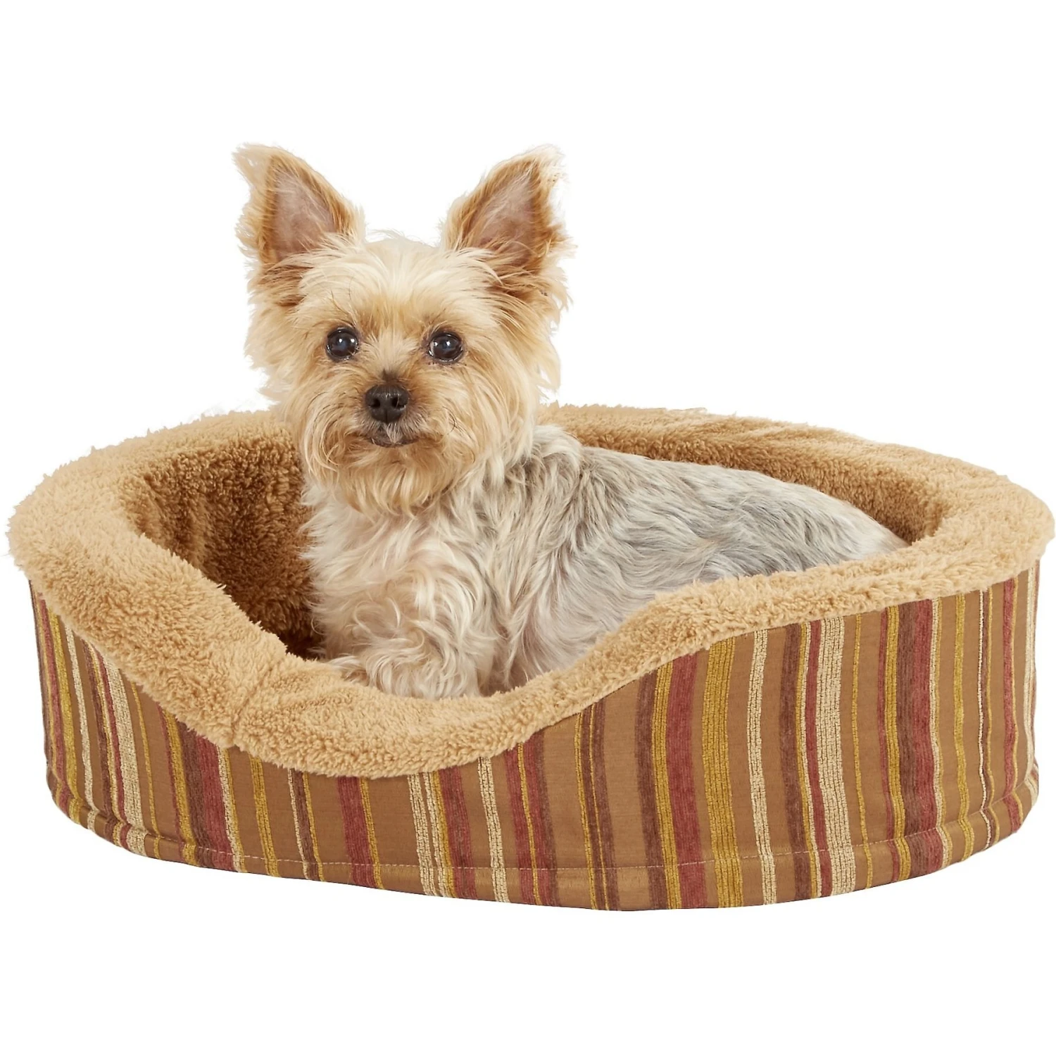 Petmate Antimicrobial Deluxe Bolster Cat & Dog Bed With Removable Cover, Color Varies 6 Petmate Antimicrobial Deluxe Bolster Cat & Dog Bed With Removable Cover, Color Varies - Image 4