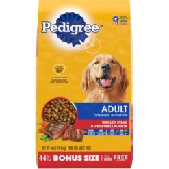 Pedigree Chopped Ground Dinner With Beef Adult Canned Wet Dog Food & Pedigree Complete Nutrition Grilled Steak & Vegetable Flavor Dog Kibble Adult Dry Dog Food -Blue Buffalo || ROYAL CANIN || Wellness Sales 688870 PT5. AC SS1800 V1668802740