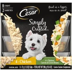Cesar Simply Crafted Variety Pack Chicken & Chicken, Carrots & Green Beans Limited-Ingredient Adult Wet Dog Food Topper & Cesar Filet Mignon Flavor & Spring Vegetables Garnish Small Breed Dry Dog Food -Blue Buffalo || ROYAL CANIN || Wellness Sales 688966 PT1. AC SS1800 V1668800831