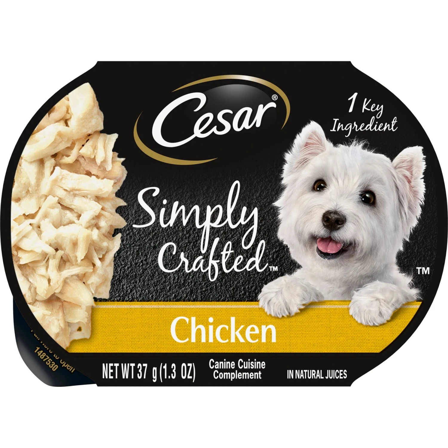 Cesar Simply Crafted Chicken Limited-Ingredient Wet Dog Food Topper & Cesar Rotisserie Chicken Flavor & Spring Vegetables Garnish Small Breed Dry Dog Food 4 Cesar Simply Crafted Chicken Limited-Ingredient Wet Dog Food Topper & Cesar Rotisserie Chicken Flavor & Spring Vegetables Garnish Small Breed Dry Dog Food - Image 2