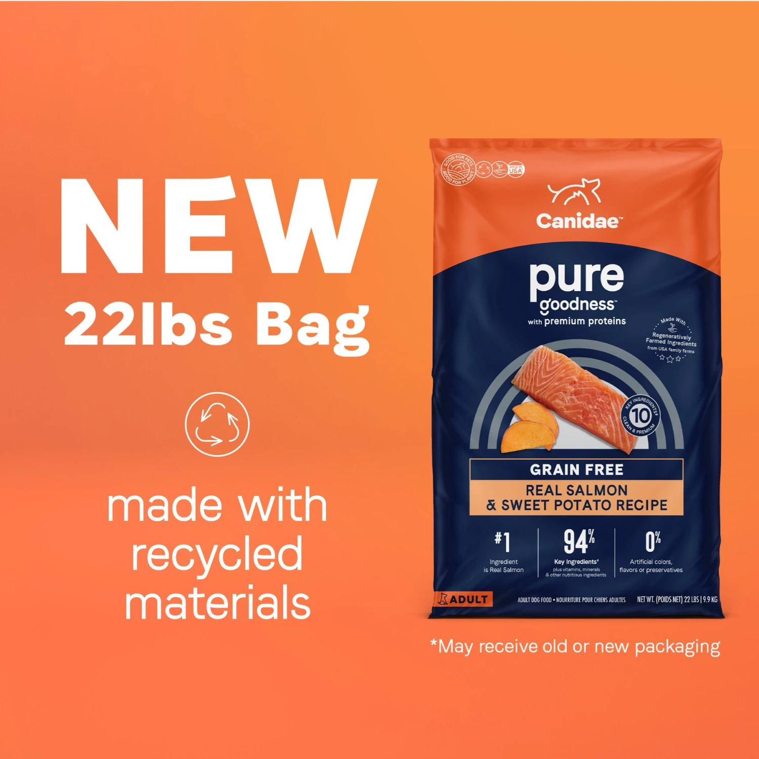 CANIDAE Grain-Free PURE Limited Ingredient Salmon & Sweet Potato Recipe Dry Dog Food 5 CANIDAE Grain-Free PURE Limited Ingredient Salmon & Sweet Potato Recipe Dry Dog Food - Image 3