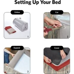 MidWest Signature QuietTime Memory Foam Dog & Cat Bed Sofa -Blue Buffalo || ROYAL CANIN || Wellness Sales 690958 PT5. AC SS1800 V1667353364