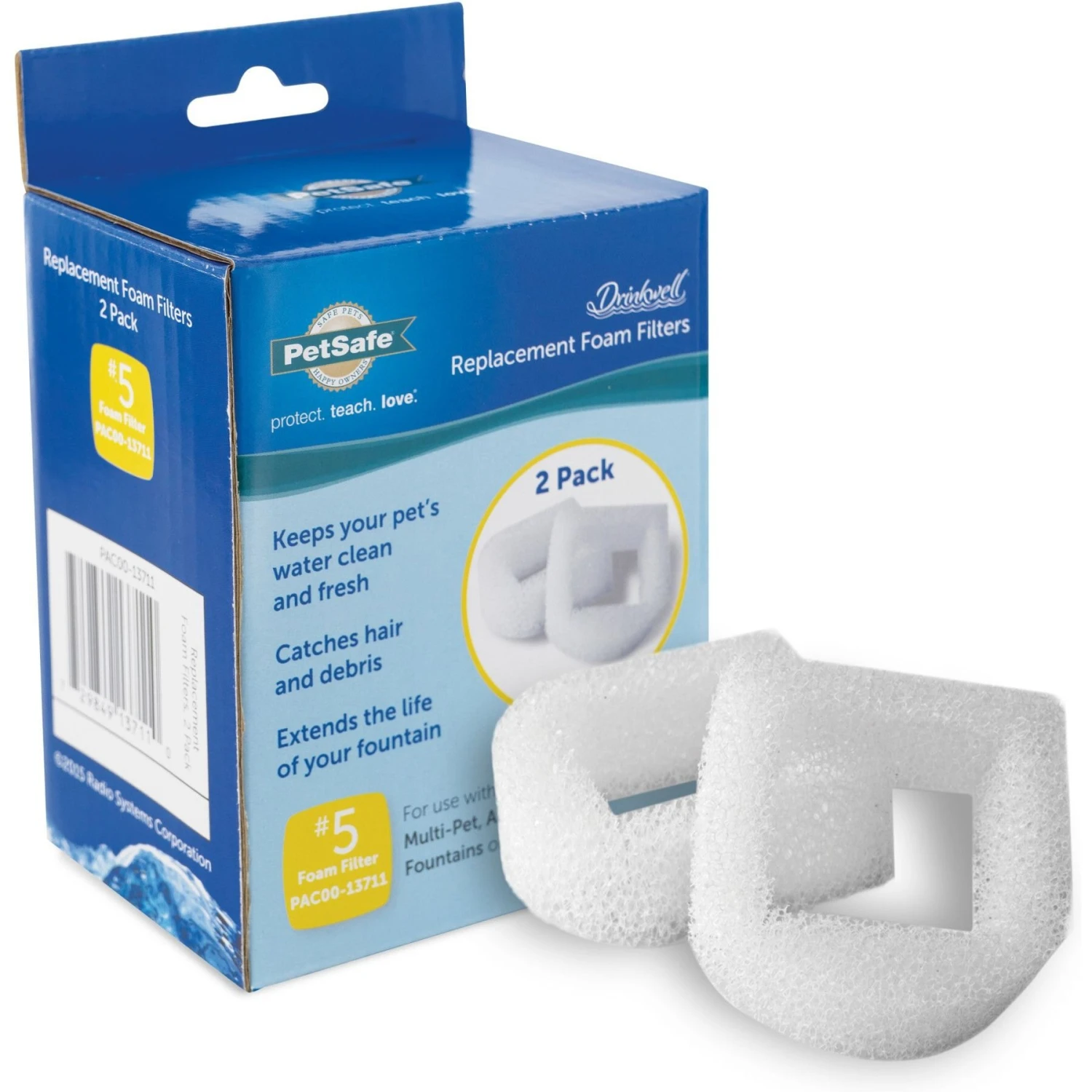 PetSafe Drinkwell Foam Replacement Filters, 2 Count + 2 Items 8 PetSafe Drinkwell Foam Replacement Filters, 2 Count + 2 Items - Image 6