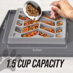 Leashboss Flat Face Slow Feeder Dog Bowl, Small/Medium -Blue Buffalo || ROYAL CANIN || Wellness Sales 695078 PT5. AC SS1800 V1701379391