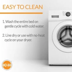 K&H Pet Products Self-Warming Two Tone Lounge Sleeper Bolster Cat & Dog Bed -Blue Buffalo || ROYAL CANIN || Wellness Sales 69562 PT3. AC SS1800 V1607152324