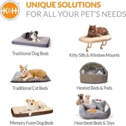 K&H Pet Products Self-Warming Two Tone Lounge Sleeper Bolster Cat & Dog Bed -Blue Buffalo || ROYAL CANIN || Wellness Sales 69562 PT7. AC SS1800 V1607156824