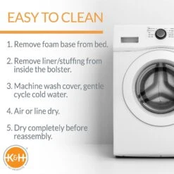 K&H Pet Products Orthopedic Bolster Cat & Dog Bed -Blue Buffalo || ROYAL CANIN || Wellness Sales 69694 PT3. AC SS1800 V1637629039