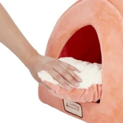 Armarkat Cave Shape Covered Cat & Dog Bed, Orange/Ivory 15 Armarkat Cave Shape Covered Cat & Dog Bed, Orange/Ivory -Blue Buffalo || ROYAL CANIN || Wellness Sales 70089 PT5. AC SS1800 V1566245587