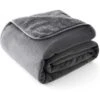 Allisandro Extra Soft Micro Fleece With Sherpa Triple Layer Tech Waterproof Cat & Dog Blanket, Dark Grey -Blue Buffalo || ROYAL CANIN || Wellness Sales 703486 MAIN. AC SS1800 V1668185129