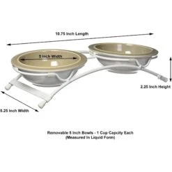 PetRageous Designs Toftee's Paws Double Diner Elevated Pet Bowls -Blue Buffalo || ROYAL CANIN || Wellness Sales 70368 PT5. AC SS1800 V1660341351