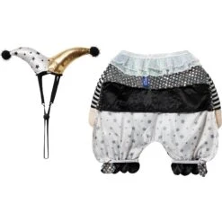 Frisco Front Walking Glitter Clown Dog & Cat Costume -Blue Buffalo || ROYAL CANIN || Wellness Sales 707542 PT5. AC SS1800 V1689342132