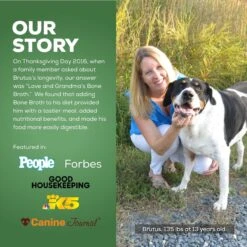 Brutus Broth Vegetable Broth Salmon Flavor Grain-Free Dog Food, 32-oz Bag -Blue Buffalo || ROYAL CANIN || Wellness Sales 715054 PT6. AC SS1800 V1668761593