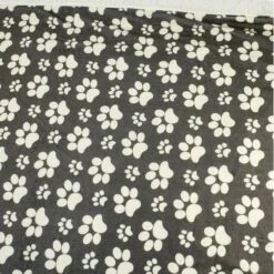 HappyCare Textiles Ultra Soft Cozy Flannel Paw Print Sherpa Cat & Dog Blanket, 50x60-in -Blue Buffalo || ROYAL CANIN || Wellness Sales 715070 PT3. AC SS1800 V1669413262