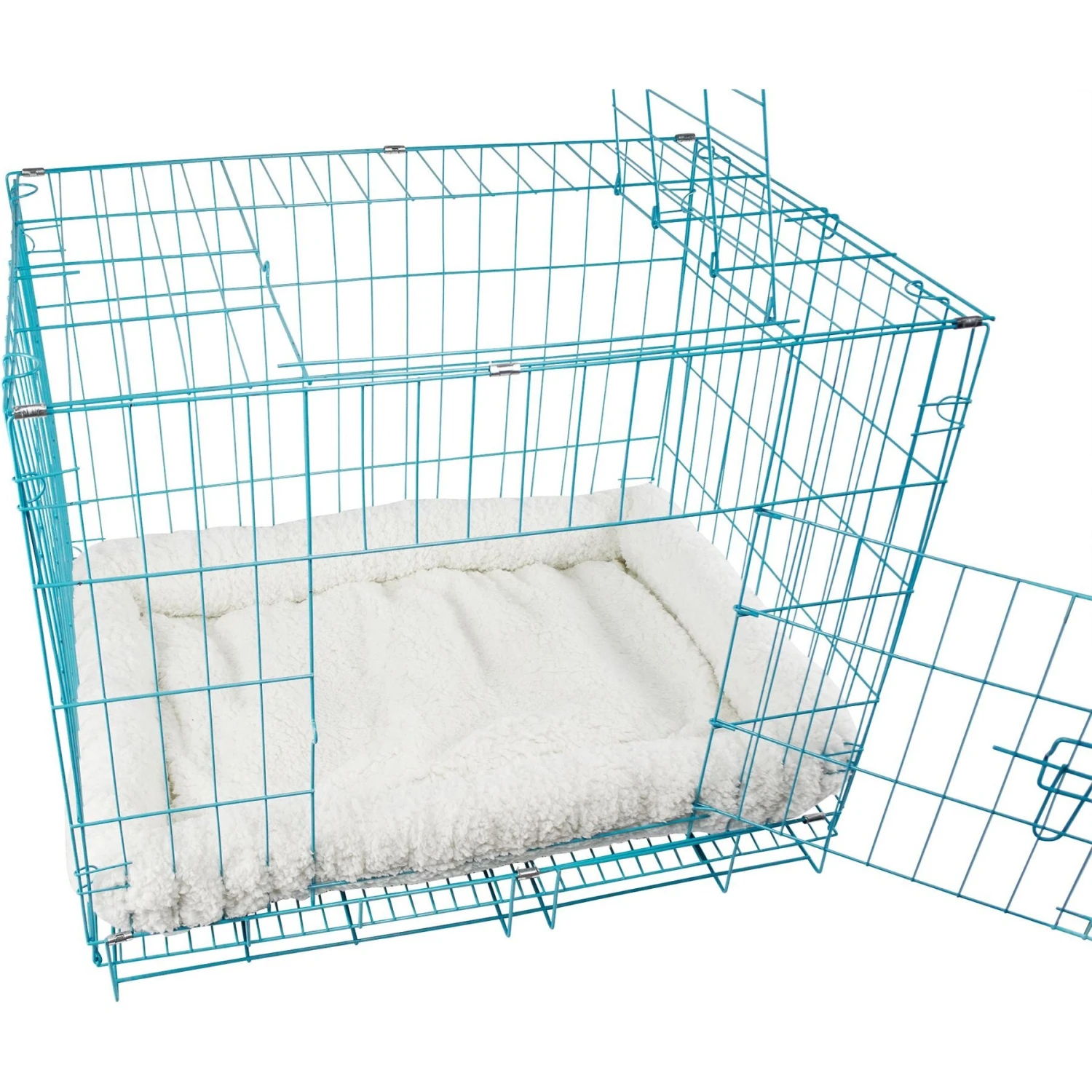 HappyCare Textiles Self Heating Cozy Sherpa Bolster Cat & Dog Bed, White 7 HappyCare Textiles Self Heating Cozy Sherpa Bolster Cat & Dog Bed, White - Image 5