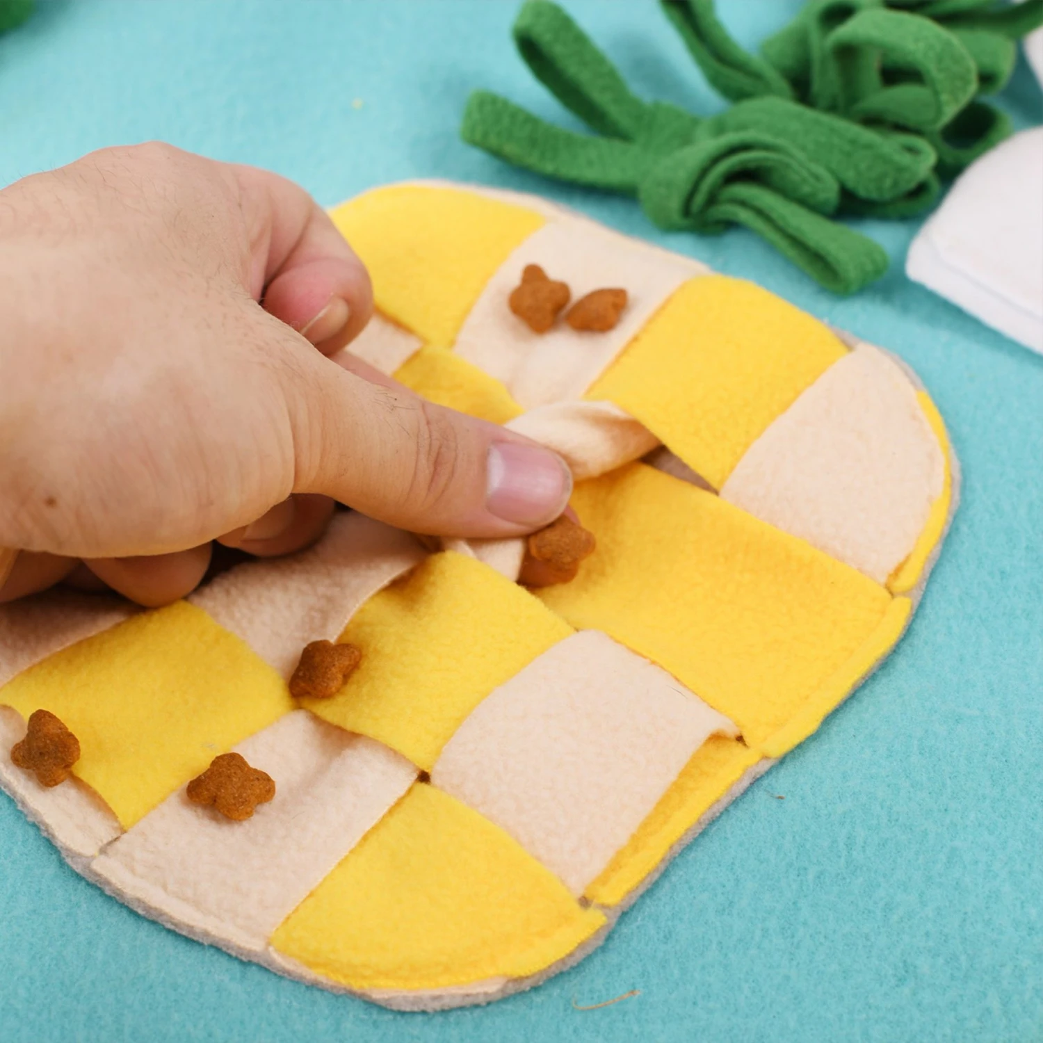 Archstone Pets Pineapple Dog Snuffle Mat 6 Archstone Pets Pineapple Dog Snuffle Mat - Image 4