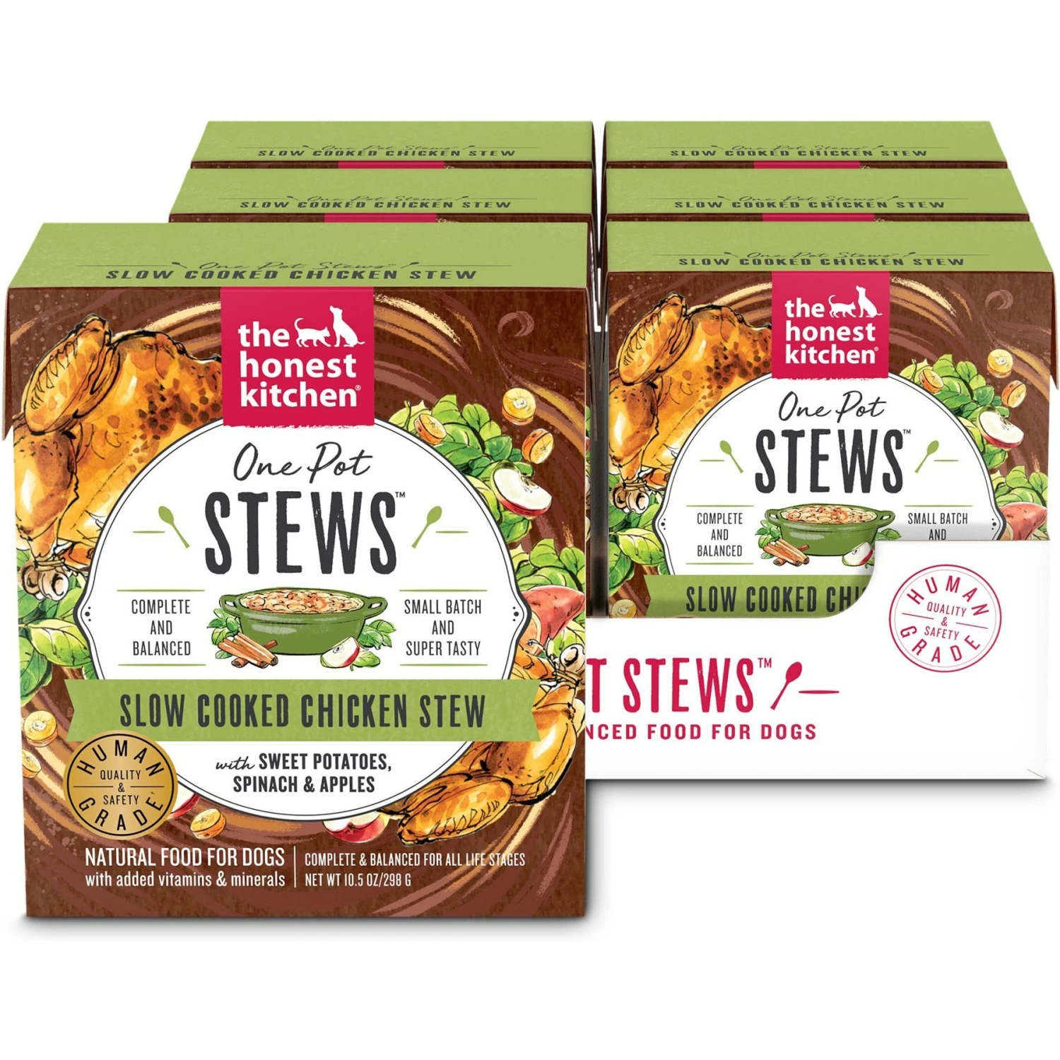 The Honest Kitchen One Pot Stews Slow Cooked Chicken Stew Wet Dog Food + 2 Items 4 The Honest Kitchen One Pot Stews Slow Cooked Chicken Stew Wet Dog Food + 2 Items - Image 2