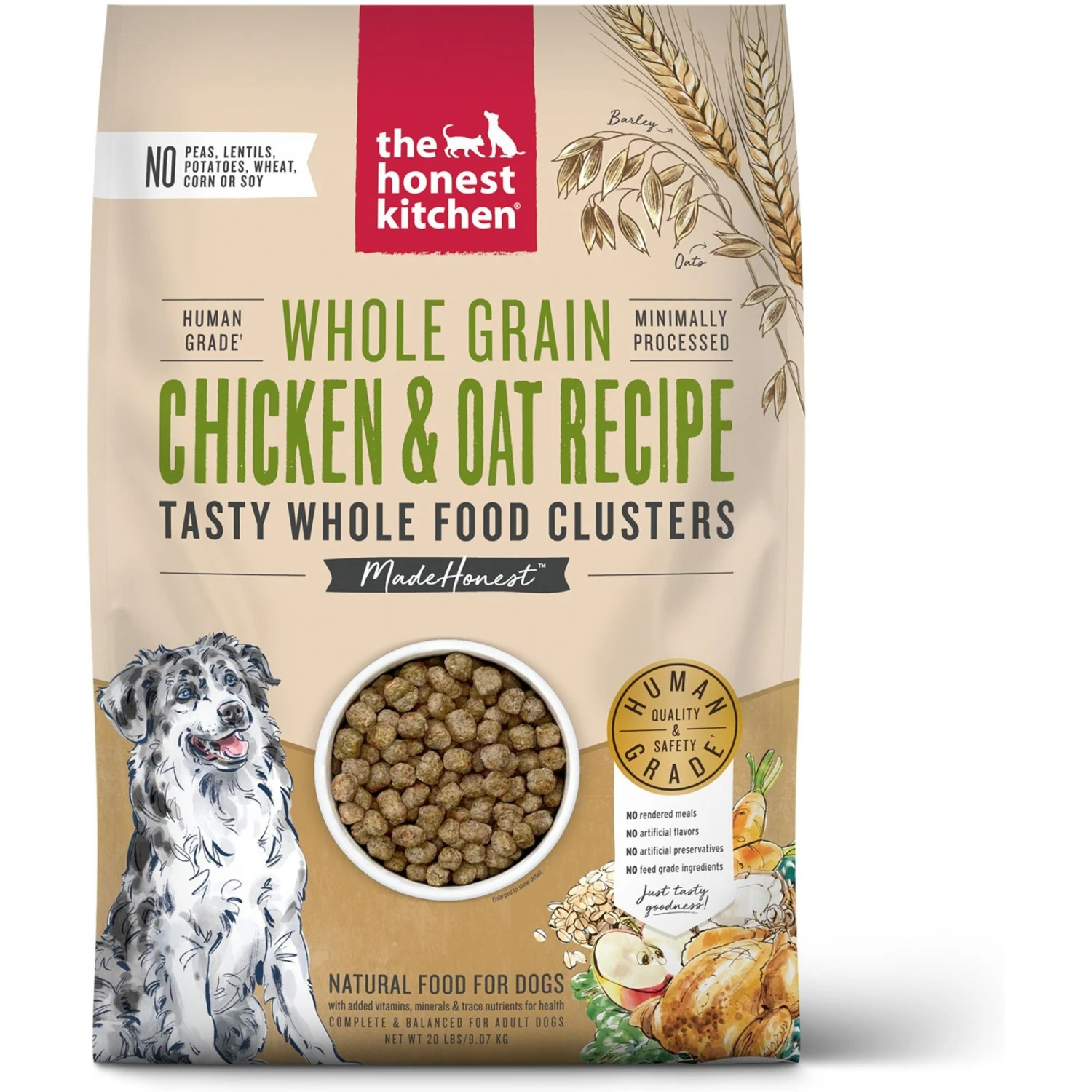 The Honest Kitchen Whole Grain Chicken Recipe Dehydrated Dog Food & The Honest Kitchen Food Clusters Whole Grain Chicken & Oat Recipe Dog Food 8 The Honest Kitchen Whole Grain Chicken Recipe Dehydrated Dog Food & The Honest Kitchen Food Clusters Whole Grain Chicken & Oat Recipe Dog Food - Image 6