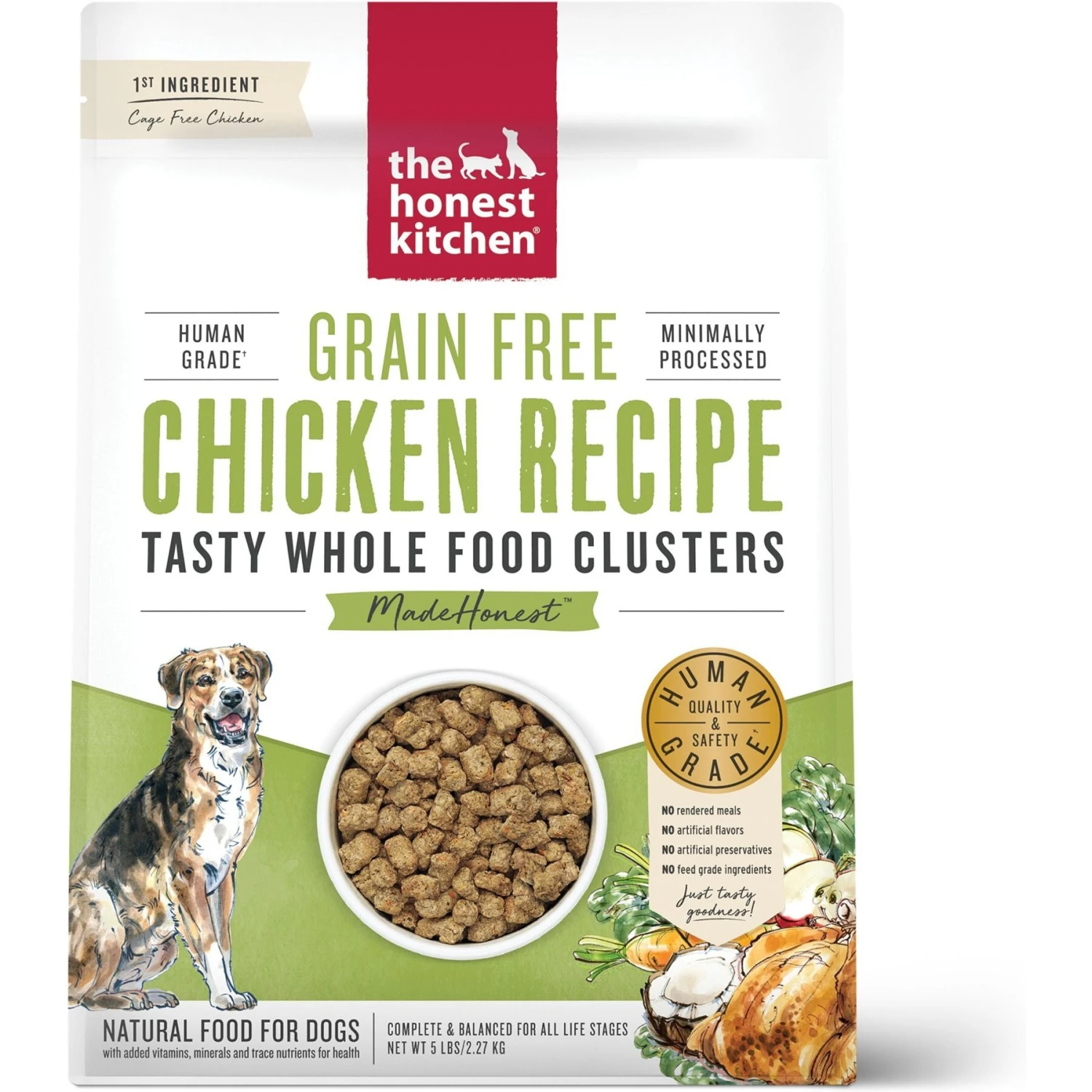 The Honest Kitchen Grain-Free Chicken Whole Food Clusters Dry Dog Food & The Honest Kitchen Grain-Free Turkey Whole Food Clusters Dry Dog Food 4 The Honest Kitchen Grain-Free Chicken Whole Food Clusters Dry Dog Food & The Honest Kitchen Grain-Free Turkey Whole Food Clusters Dry Dog Food - Image 2