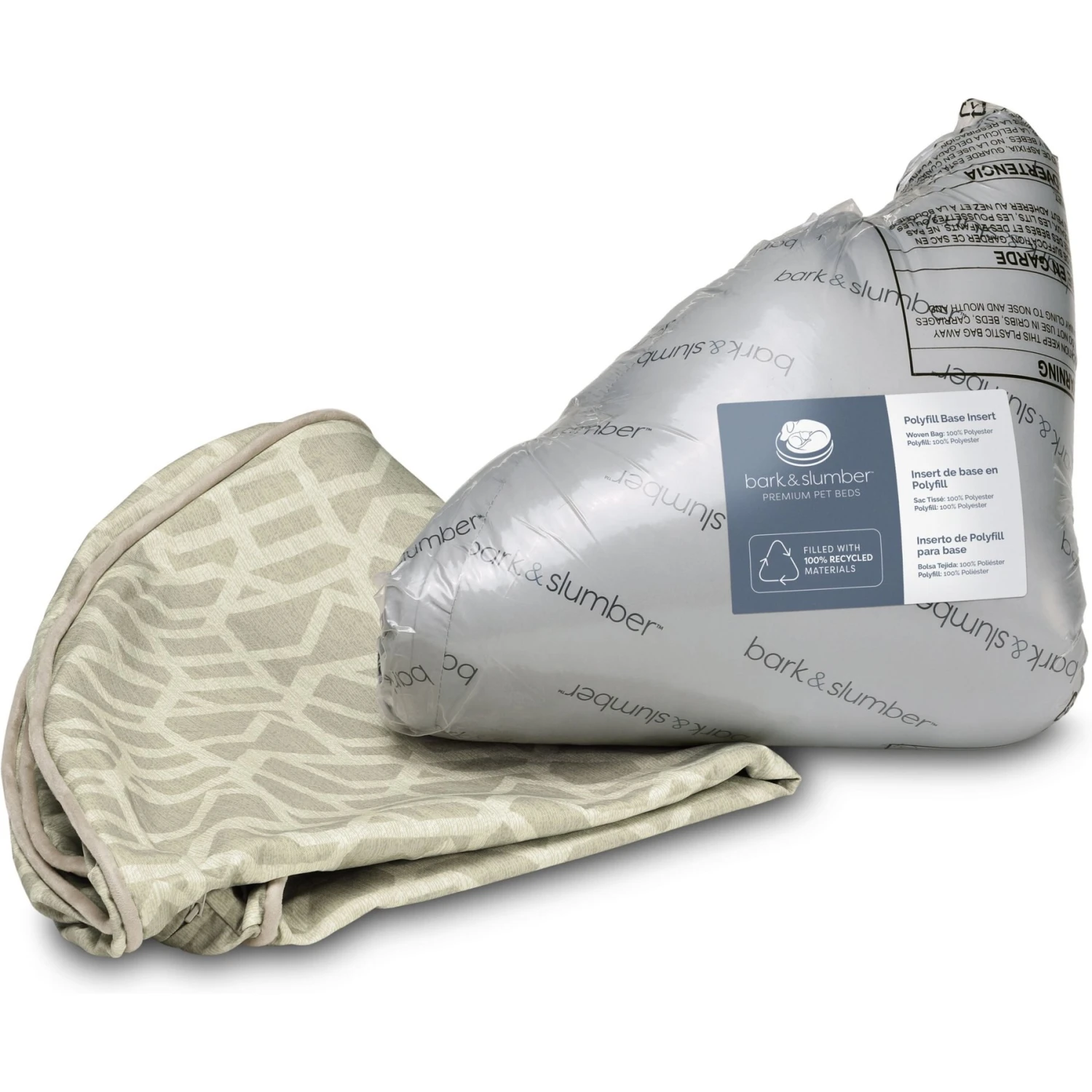 Bark And Slumber Biscuit Plush Round Eco Friendly Fabric Lounger Dog Bed 7 Bark And Slumber Biscuit Plush Round Eco Friendly Fabric Lounger Dog Bed - Image 5