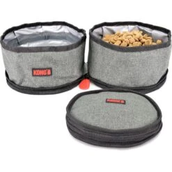 KONG Fold-Up Double Dog Bowl 11 KONG Fold-Up Double Dog Bowl -Blue Buffalo || ROYAL CANIN || Wellness Sales 721518 PT3. AC SS1800 V1671032957