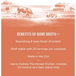 The Honest Kitchen Daily Boosters Beef Bone Broth With Turmeric For Dogs & The Honest Kitchen Daily Boosters Turkey Bone Broth With Turmeric For Dogs -Blue Buffalo || ROYAL CANIN || Wellness Sales 730678 PT3. AC SS1800 V1670005515