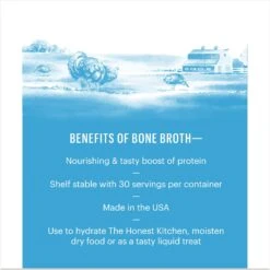 The Honest Kitchen Daily Boosters Beef Bone Broth With Turmeric For Dogs & The Honest Kitchen Daily Boosters Turkey Bone Broth With Turmeric For Dogs -Blue Buffalo || ROYAL CANIN || Wellness Sales 730678 PT7. AC SS1800 V1670005574