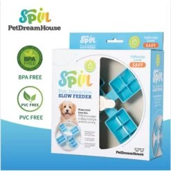 Pet Dream House SPIN Interactive Windmill Style Easy Level Slow Feeder Dog Bowl, Blue 9 Pet Dream House SPIN Interactive Windmill Style Easy Level Slow Feeder Dog Bowl, Blue -Blue Buffalo || ROYAL CANIN || Wellness Sales 731870 PT3. AC SS1800 V1678741859