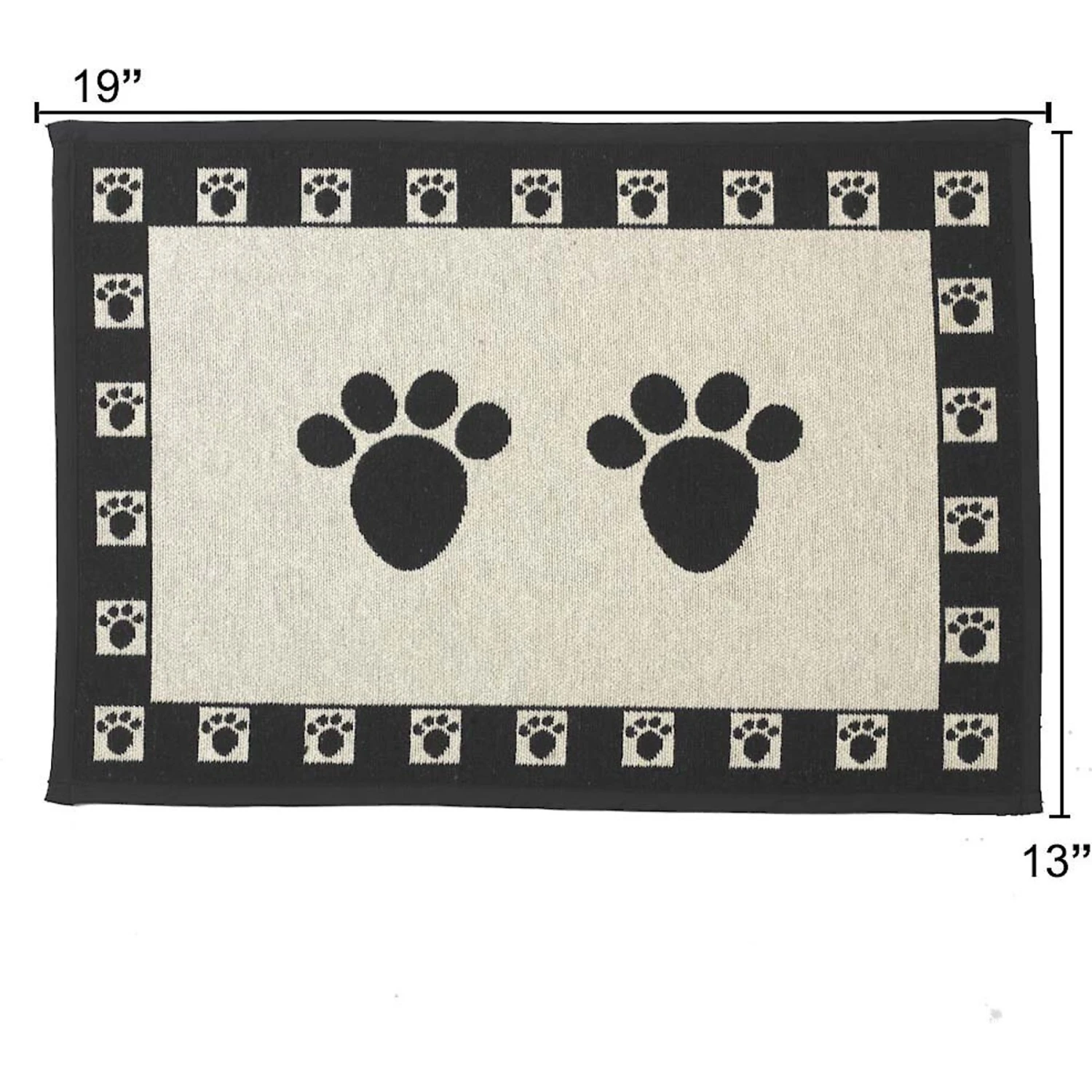 PetRageous Designs Paws Tapestry Placemat 4 PetRageous Designs Paws Tapestry Placemat - Image 2