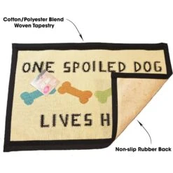 PetRageous Designs One Spoiled Dog Tapestry Placemat 9 PetRageous Designs One Spoiled Dog Tapestry Placemat -Blue Buffalo || ROYAL CANIN || Wellness Sales 73458 PT2. AC SS1800 V1628717479