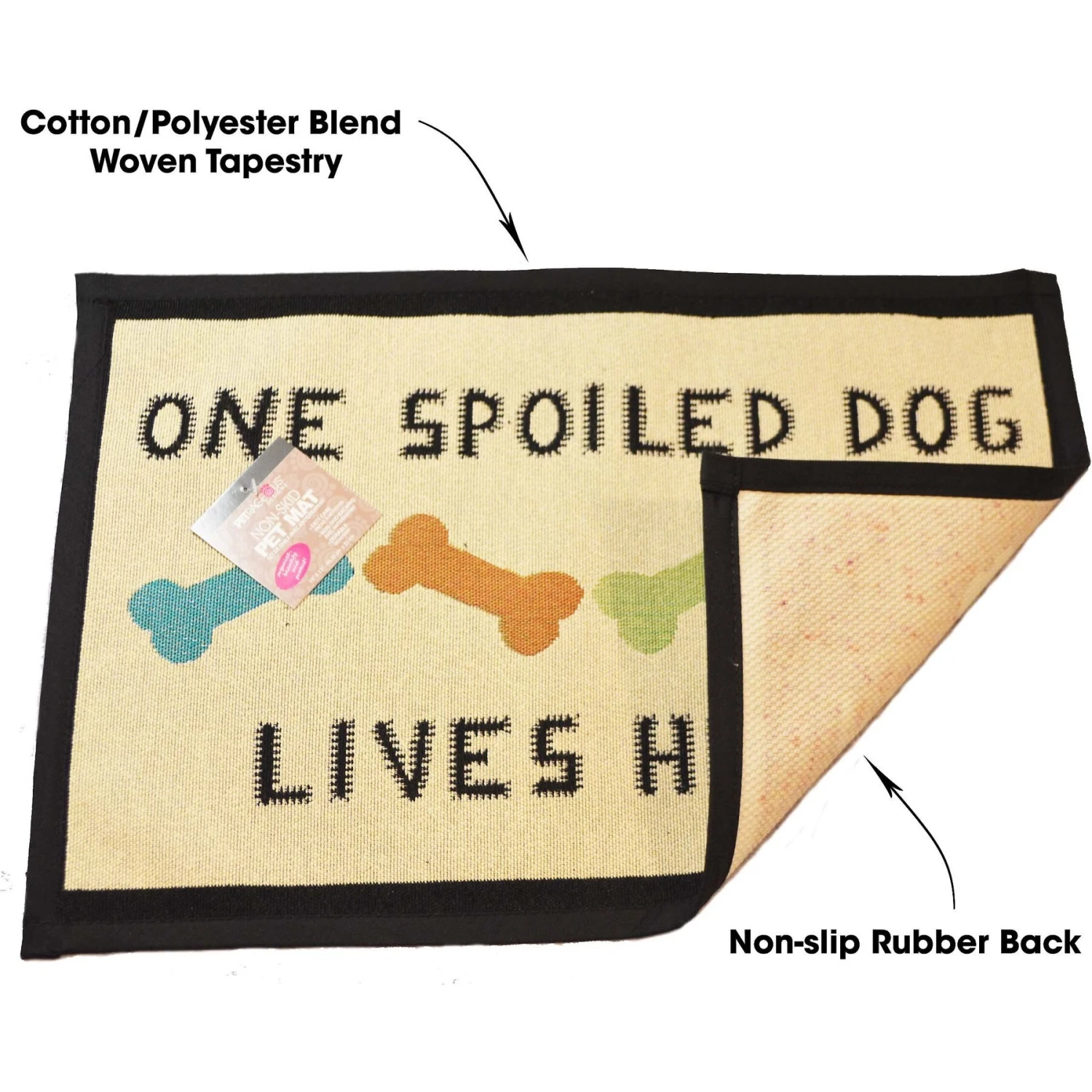 PetRageous Designs One Spoiled Dog Tapestry Placemat 5 PetRageous Designs One Spoiled Dog Tapestry Placemat - Image 3