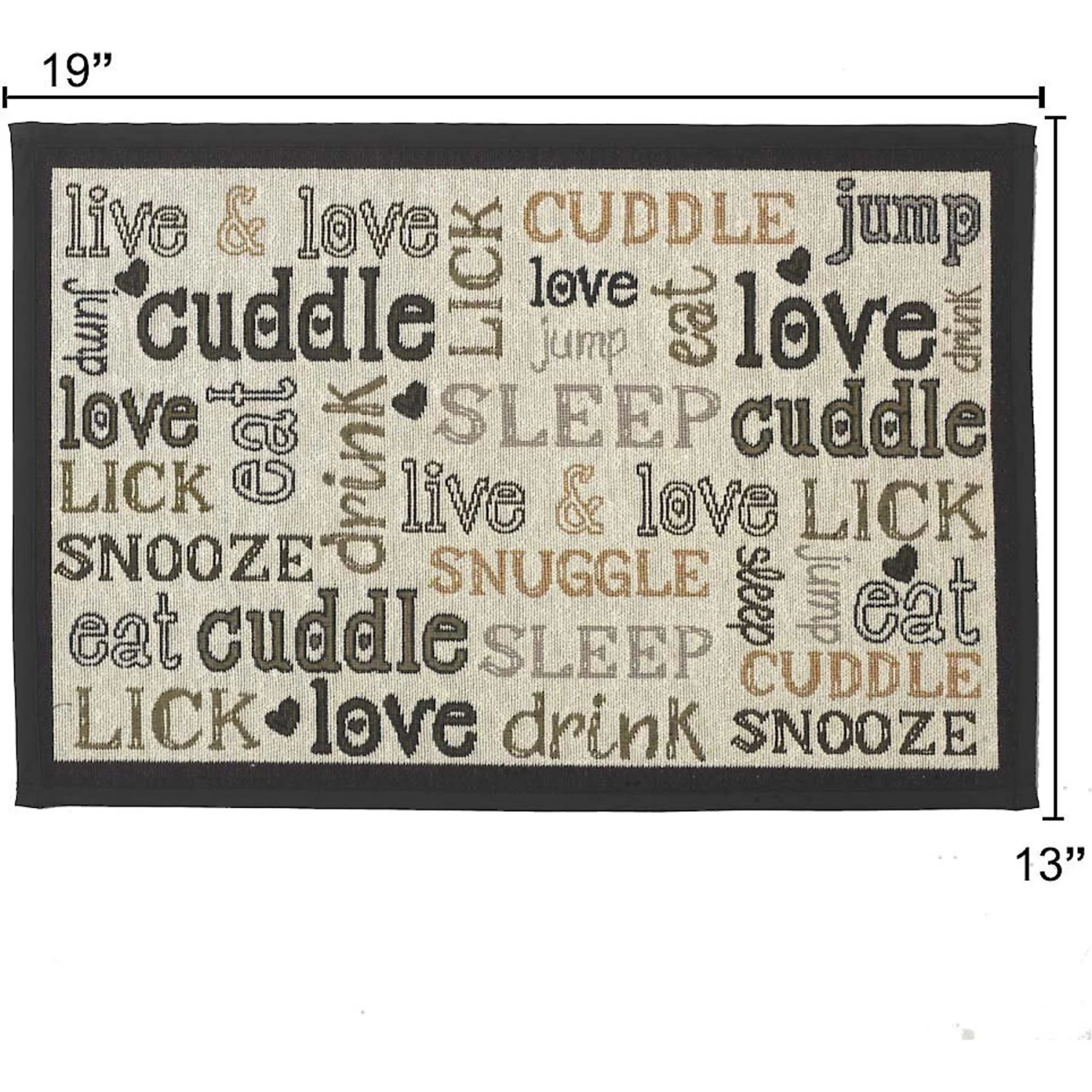 PetRageous Designs Cuddle Tapestry Placemat 4 PetRageous Designs Cuddle Tapestry Placemat - Image 2