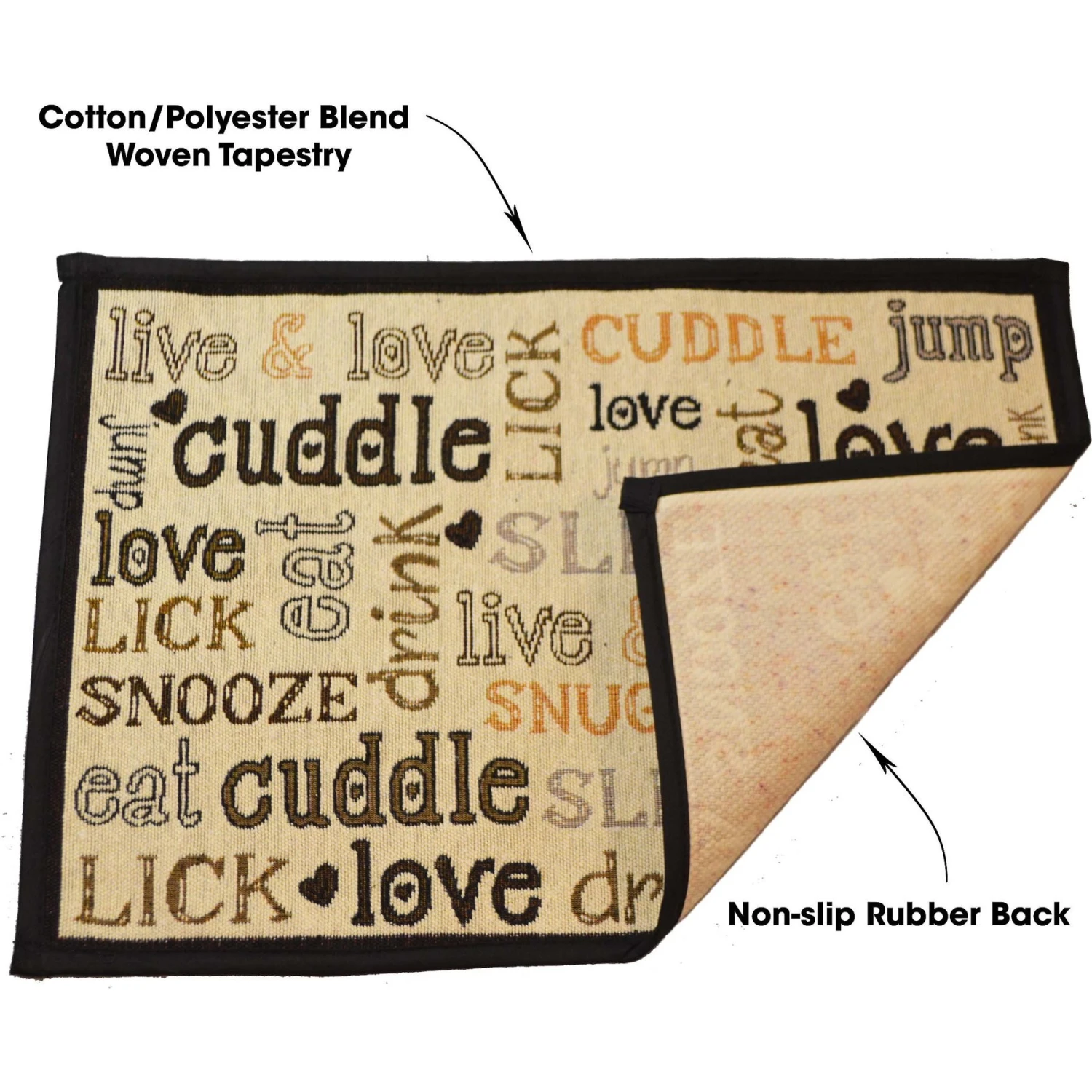 PetRageous Designs Cuddle Tapestry Placemat 5 PetRageous Designs Cuddle Tapestry Placemat - Image 3