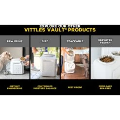 Gamma2 Vittles Vault Pet Food Storage -Blue Buffalo || ROYAL CANIN || Wellness Sales 73476 PT4. AC SS1800 V1445890018