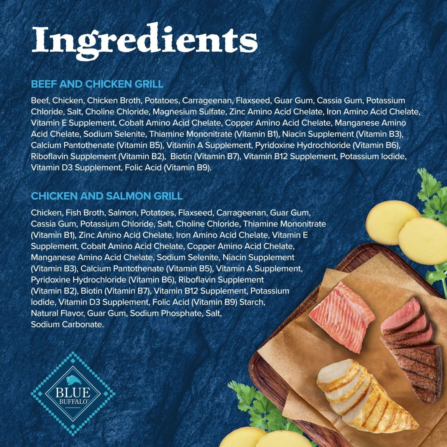 Blue Buffalo Wilderness Beef & Salmon Variety Pack Wet Dog Food 7 Blue Buffalo Wilderness Beef & Salmon Variety Pack Wet Dog Food - Image 5