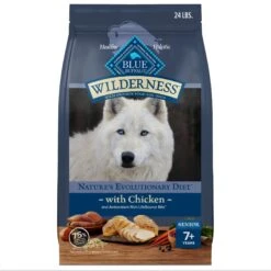 Blue Buffalo Wilderness Senior High Protein Natural Chicken & Wholesome Grains Dry Dog Food