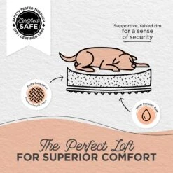 Best Friends By Sheri Soothe & Snooze Lounge Shag Rectangular Orthopedic Bolster Dog Bed -Blue Buffalo || ROYAL CANIN || Wellness Sales 738238 PT2. AC SS1800 V1670879799