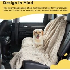 Best Friends By Sheri Calming Shag Orthopedic Dog Blanket -Blue Buffalo || ROYAL CANIN || Wellness Sales 738326 PT3. AC SS1800 V1697760163