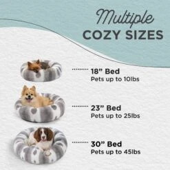 Best Friends By Sheri Patterned Faux Fur Calming Orthopedic Bolster Dog Bed -Blue Buffalo || ROYAL CANIN || Wellness Sales 738390 PT4. AC SS1800 V1670879748