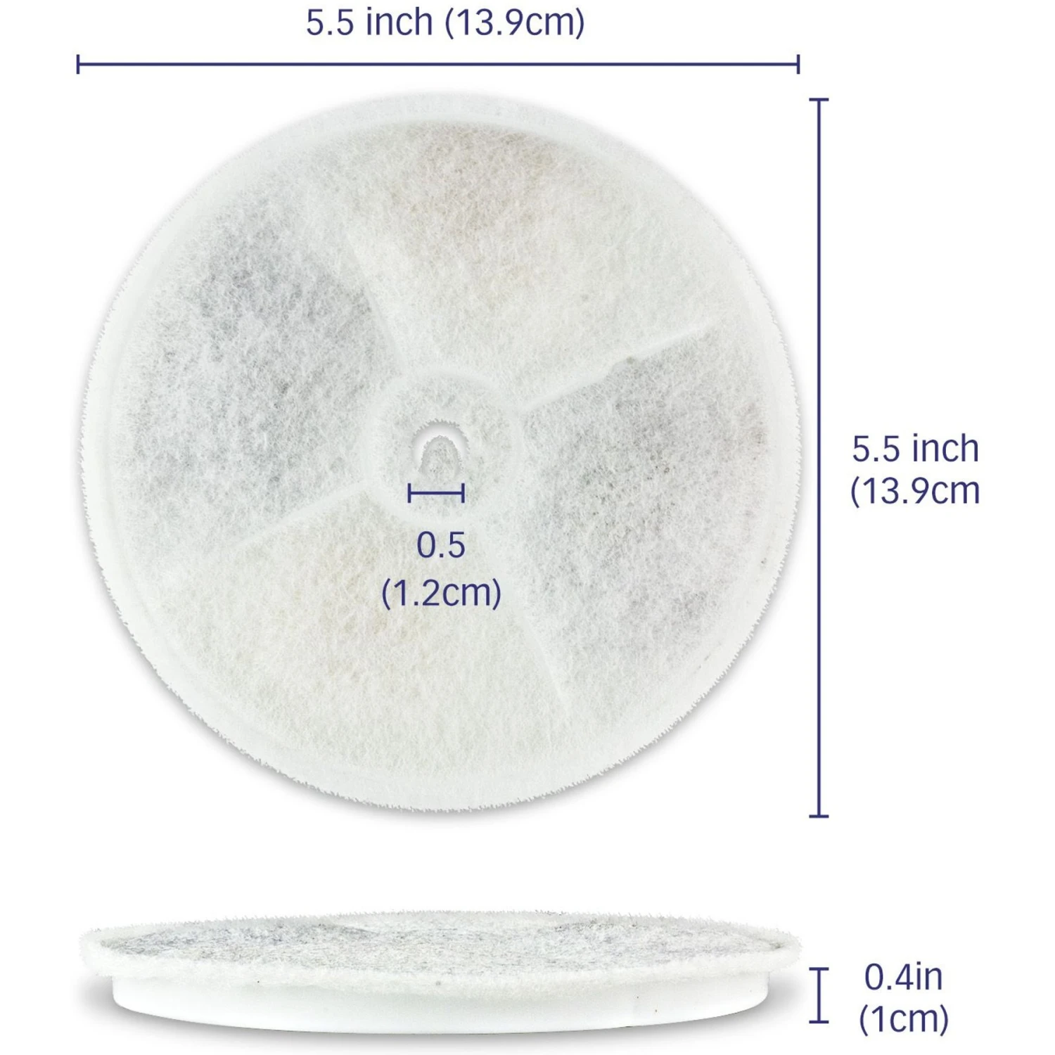 Pet Standard Petkit EverSweet 2, EverSweet 3 & Cybertial Puredrink Water Fountain Replacement Filter, 6-Pack 5 Pet Standard Petkit EverSweet 2, EverSweet 3 & Cybertial Puredrink Water Fountain Replacement Filter, 6-Pack - Image 3