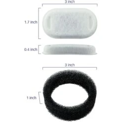 Pet Standard PETLIBRO Model PLWF003 Stainless Steel Pet Water Fountain Replacement Filter & Replacement Pre-Filter Sponges, 67-oz, 12-pack -Blue Buffalo || ROYAL CANIN || Wellness Sales 738846 PT2. AC SS1800 V1675276285