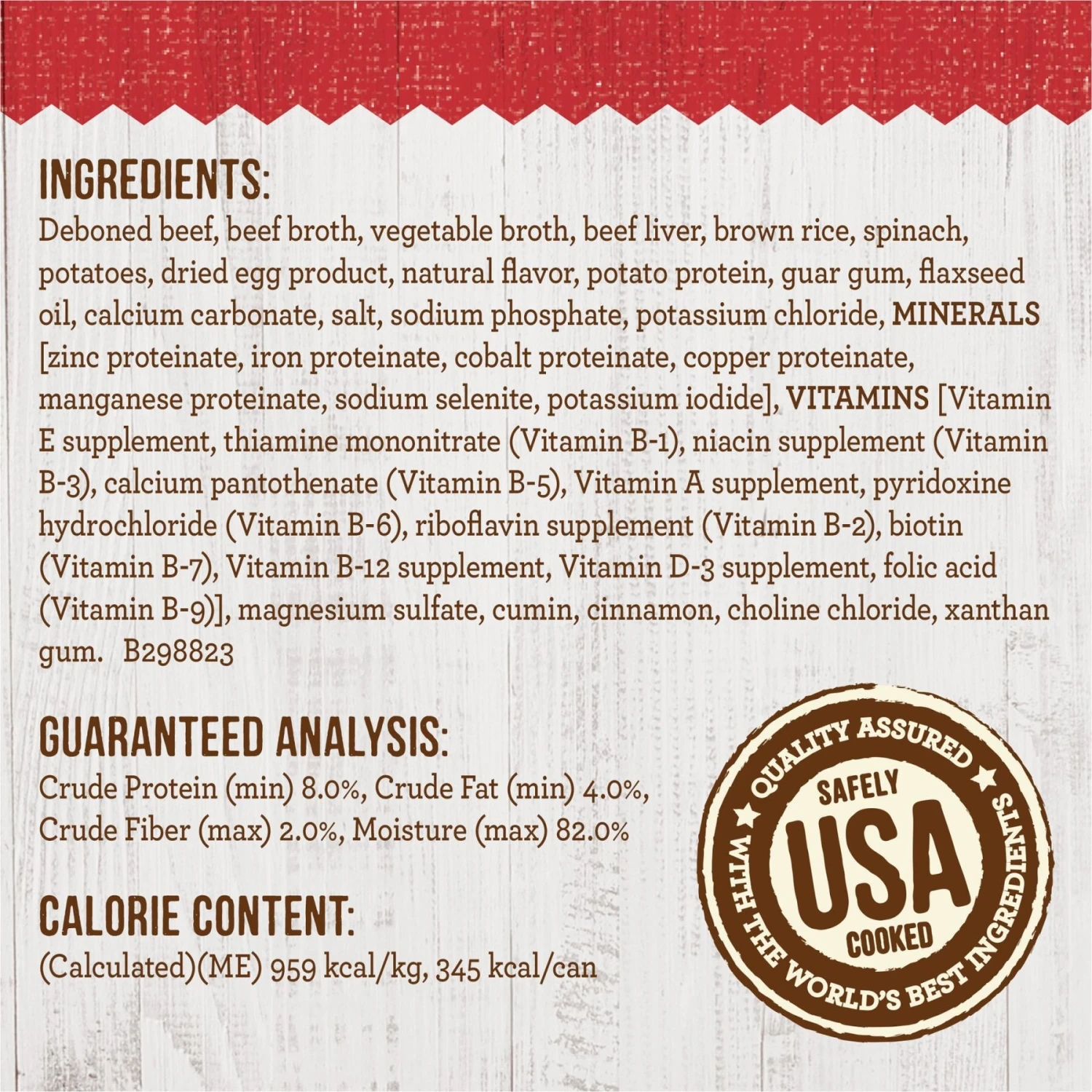 Merrick Kitchen Comforts Beef & Brown Rice Wet Dog Food, 12.7-oz Can, Case Of 12 8 Merrick Kitchen Comforts Beef & Brown Rice Wet Dog Food, 12.7-oz Can, Case Of 12 - Image 6