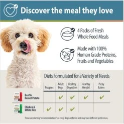 JustFoodForDogs Pantry Fresh Beef & Chicken Variety Pack, 12.5-oz Pouch, Case Of 4 14 JustFoodForDogs Pantry Fresh Beef & Chicken Variety Pack, 12.5-oz Pouch, Case Of 4 -Blue Buffalo || ROYAL CANIN || Wellness Sales 749822 PT3. AC SS1800 V1674768917